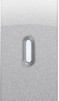Copritasto 1 modulo alluminio - UTD 10362AL