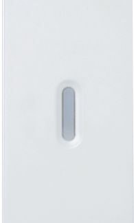 Copritasto illuminabile 1 modulo bianco - UTD 10362.B