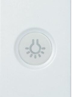 Copritasto illuminabile 1 modulo bianco - UTD 10364.B