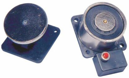 Fermi elettromagnetici per porte Kg. 100 con pulsante di sgancio - UTD 1043/084