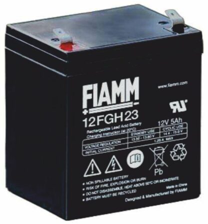 Batteria al piombo Fiamm 12V-5AH - FIM 12FGH23