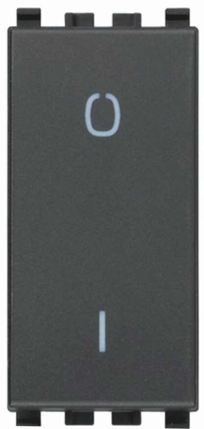 Interruttore 2P 16AX grigio - VIW 20015