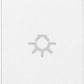 Tasto 1M simbolo luce assiale bianco - VIW 20131.L.B