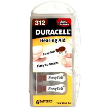 Batteria acustica Duracell - DUR DA312 (312) PR41