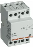 Contattore 3NO 400V 40A bob 230Vac - BTI FC3A4/230N