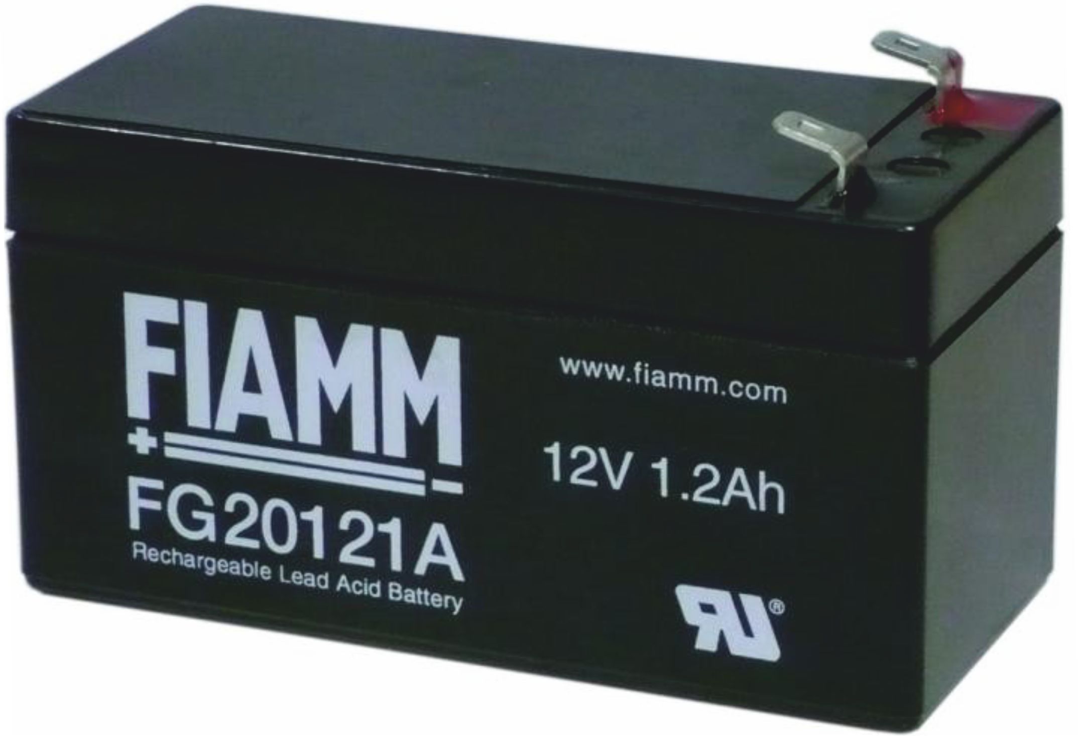 Batteria al piombo Fiamm 12V-1,2AH - FIM FG20121A - Elmax - Materiale  elettrico online