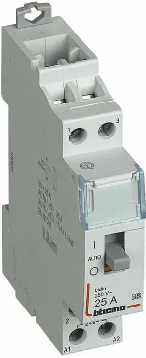 Contattore modulare per uso domestico, 2NO 2NC o 1NO 1NC, per