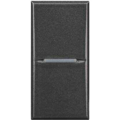 Invertitore assiale illuminabile Bticino Axolute 1P 16 AX colore antracite 1 modulo - BTI HS4004
