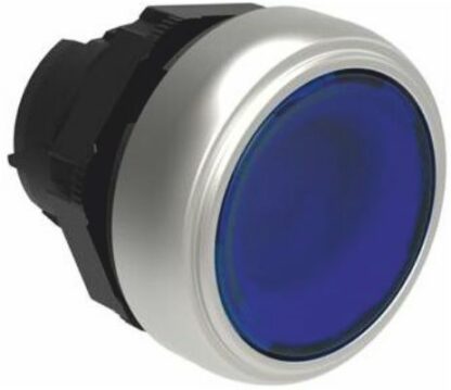 PULSANTE LUMINOSO RASATO BLU - LOV LPCBL106