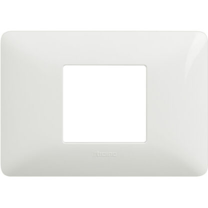 Placca 2p centrati bianco - BTI AM4819BBN