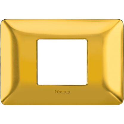 Placca 2p centrati oro satinato - BTI AM4819GOS