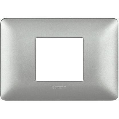 Placca 2p centrati silver - BTI AM4819MSL