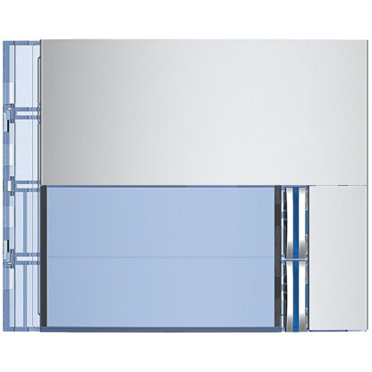 Frontale 2 pulsanti allmetal - BTI 352021