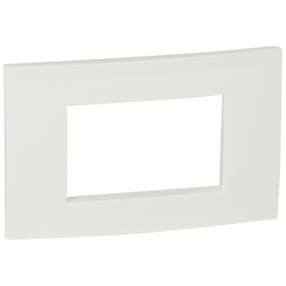 Placca bianco lucido 3 moduli - LEG 685641