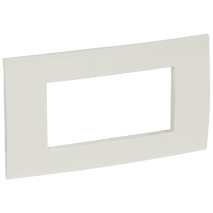 Placca bianco lucido 4 moduli - LEG 685642