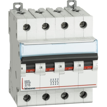 Interruttore magnetotermico 16A 6KA 4P CURVA B - BTI FN84B16