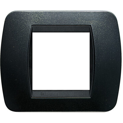 Placca 2P plastica acciaio s. - BTI L4802PA