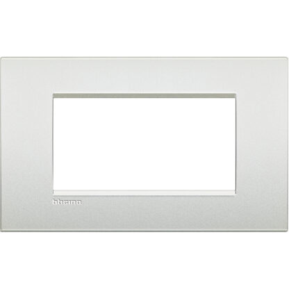 Placca 4P bianco perla - BTI LNC4804PR