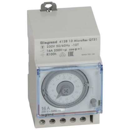 Interruttore orario analogico giornaliero MicroRex QT31 - LEG 412813