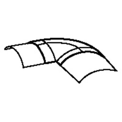 Canale sopra-pavimento 92 x 20mm - angolo piano - LEG 032802