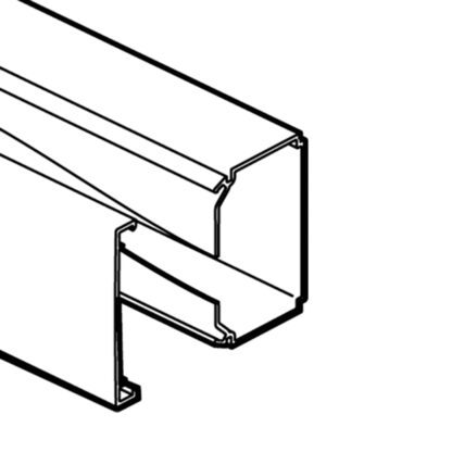 Canale portacavi 90X40 acquistabile da 2mt - LEG 637320