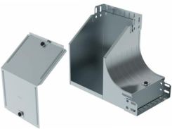 Curva destra in salita a 90 con variazione di piano. Altezza: 75 mm - LEG AG300Z