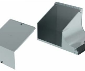 Curva destra in salita a 90 con variazione di piano. Altezza: 75 mm - LEG AG400Z
