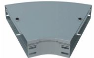 Curva piana a 45 con coperchio. Altezza: 75 mm - LEG AJ400Z