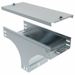 Derivazione verticale a T in discesa. Altezza: 75 mm - LEG AW300Z