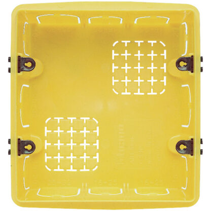 Scatola in resina da incasso quadrata per 6 moduli (3+3) - BTI 506E