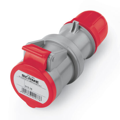 Presa mobile con morsetto a pressione isolante 3P+T IP44 16A 6h 380-415V - SCA 313.1646P