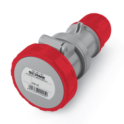 Presa mobile con morsetto a vite 3P+T IP66/IP67 16A 6h - SCA 318.1646
