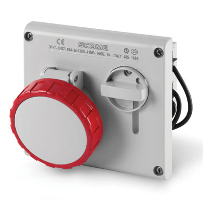 Presa interbloccata da incasso OMNIA 3P+T 16A 6h IP67 - SCA 405.1686