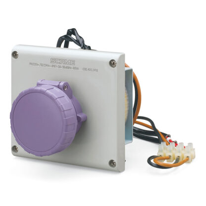 Presa interbloccata da incasso OMNIA 2P 16A IP67 con trasformatore - SCA 405.2416