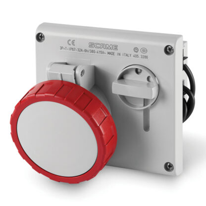 Presa interbloccata da incasso OMNIA 3P+T 32A 6h IP67 - SCA 405.3286