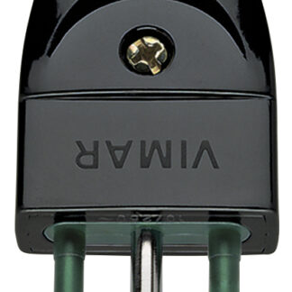 Spina 2P+T 10A S11 assiale nero - VIW 00201