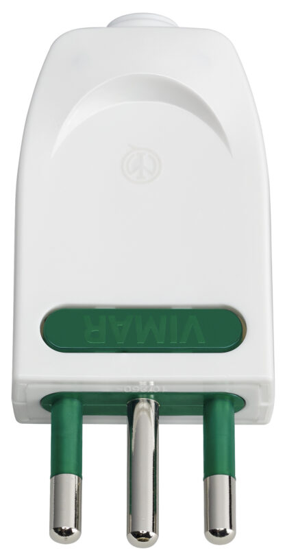 Spina 2P+T10A orientab. S11-SPB11 bianco - VIW 00203.B