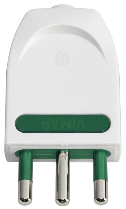 Spina 2P+T16A orientab. S17-SPB17 bianco - VIW 00204.B