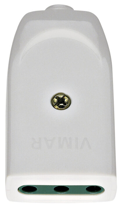 Presa 2P+T 10A P11 assiale bianco - VIW 00221.B