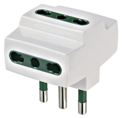 Adattatore multiplo S17+3P17/11 bianco - VIW 00321.B