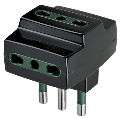 Adattatore multiplo S17+3P17/11 nero - VIW 00321