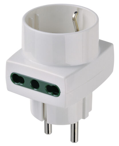 Adattatore multiplo S31+2P17/11+P30 bianco - VIW 00325.B