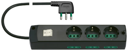 Presa multipla 3P30+6P17/11+int.+S1790°nero - VIW 00437.CC