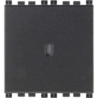 Pulsante 1P NO 10A assiale 2M grigio - VIW 19108.2