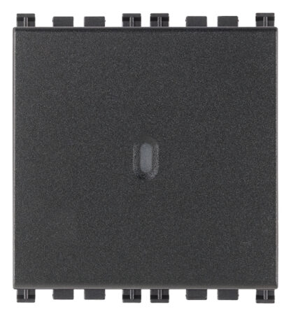 Pulsante 1P NO 10A assiale 2M grigio - VIW 19108.2