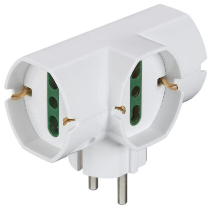 Adattatore verticale S31+3 universale bianco - VIW RI.00316.B