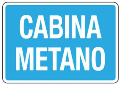 Cartello cabina metano - OCM 6CR1296