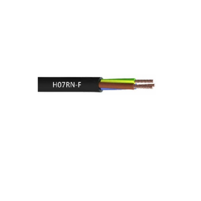 CAVO H07RN-F 3G1,5 NERO con Giallo/Verde - CAV H07RNF3G1,5B