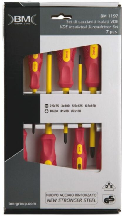 Set 7 cacciaviti IS.VDE - BMM 1197