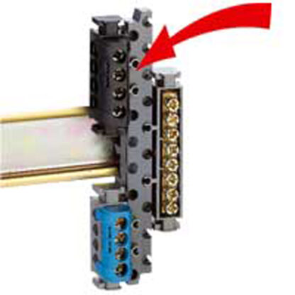 Supporto universale per morsettiere su profilati - LEG 004811